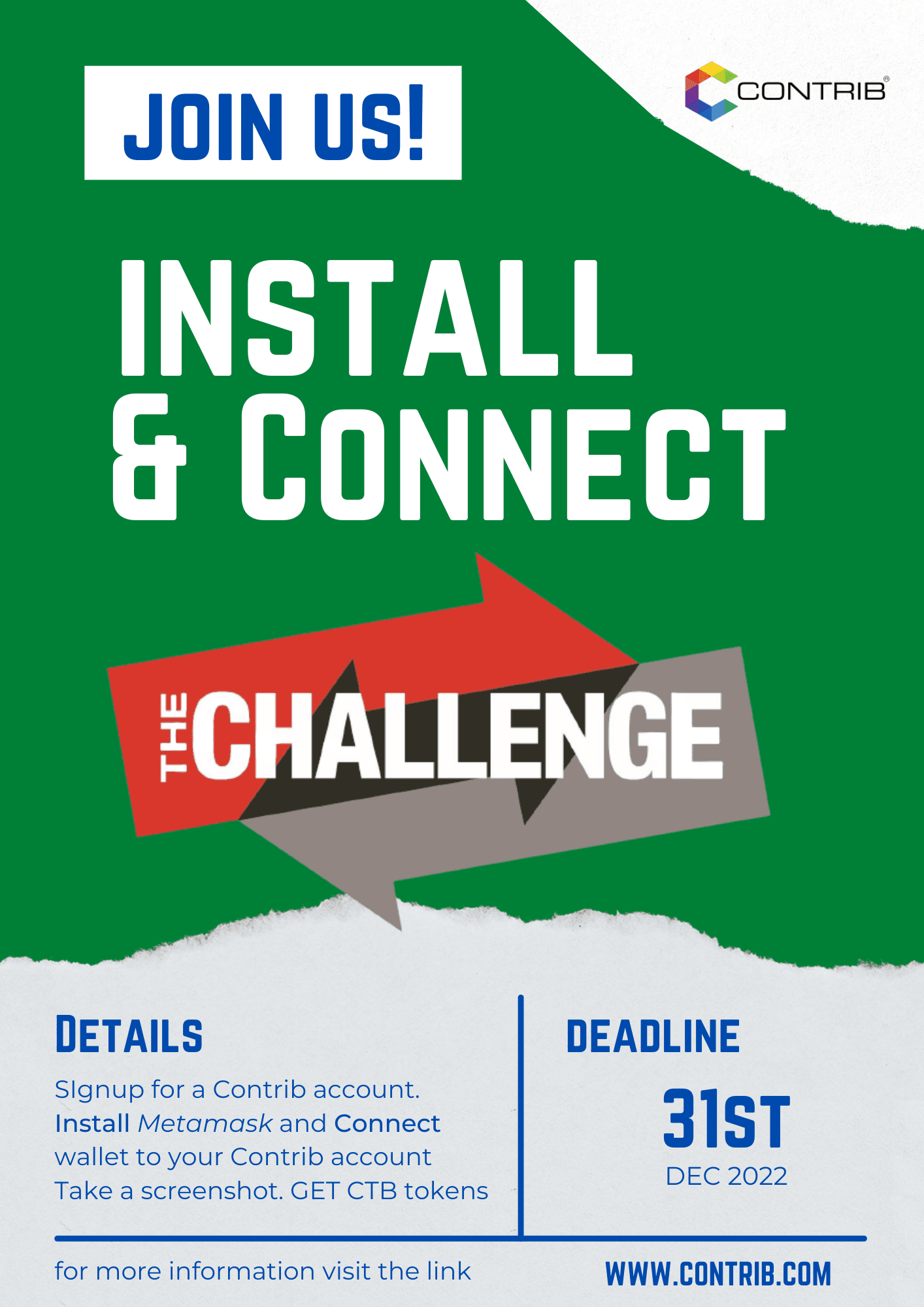 CONTRIB INSTALL AND CONNECT CHALLENGE